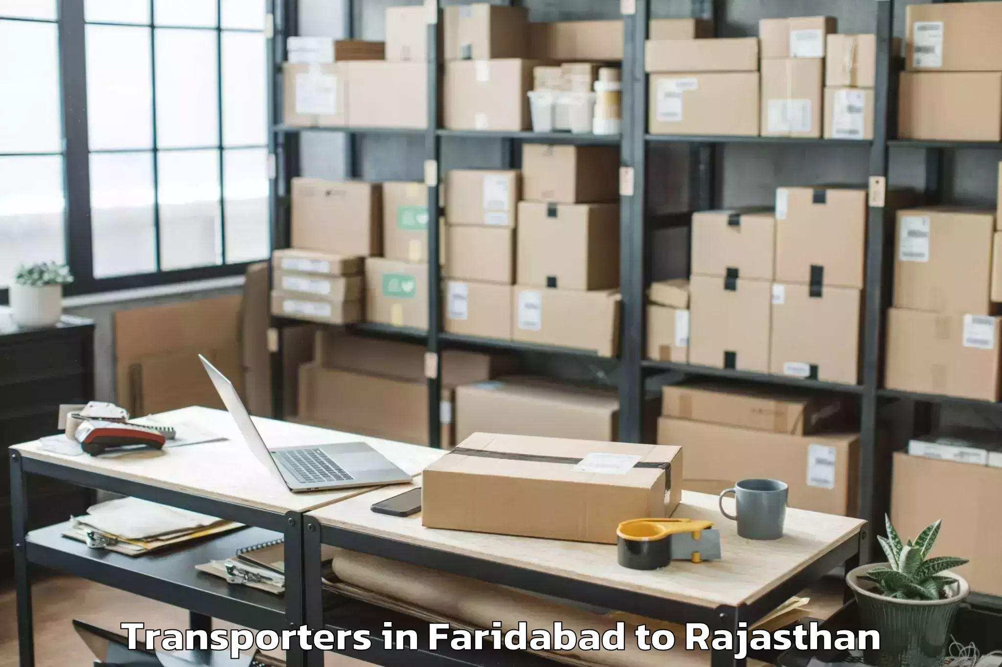 Book Faridabad to Kumher Transporters Online